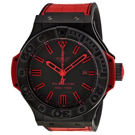 hublot red and black watch|all black Hublot.